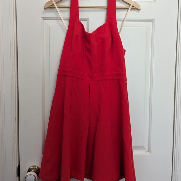 BCBGeneration A-Line Mini Red Dress - Size 6 - Picture 1 of 10